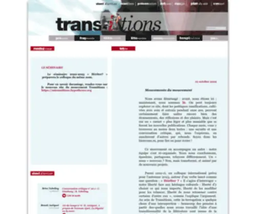 Mouvement-Transitions.fr(Vient d'arriver) Screenshot