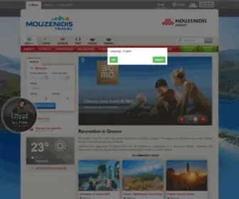 Mouzenidis-Travel.com(Prices for tours into Greece by tour operator Mouzenidis Travel) Screenshot