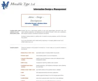 Movable-Type.co.uk(Information Design & Management) Screenshot