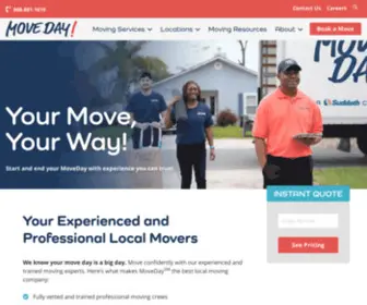 Movedaymovers.com(Local Moving Company) Screenshot