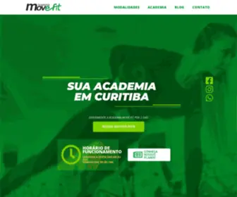 Movefitacademia.com.br(Academia Curitiba Move Fit) Screenshot