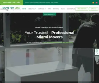 Moveforless.biz(Affordable Florida Moving Company) Screenshot