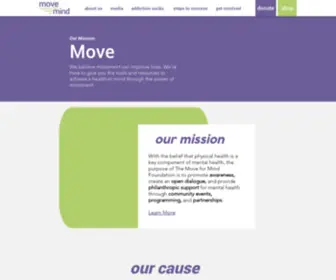 Moveformind.com(Move for Mind) Screenshot