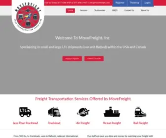 Movefreight.com(Less Than Truckload Broker) Screenshot