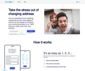 Moveinout.co.uk(Change of address notifications) Screenshot
