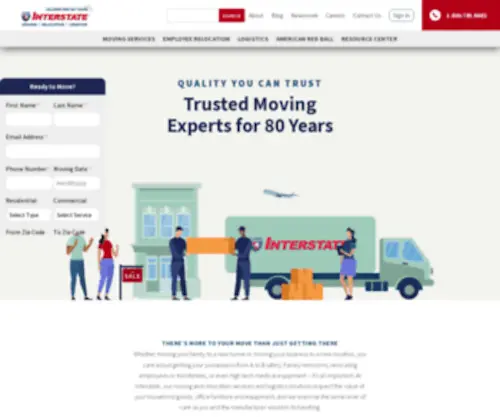 Moveinterstate.com(Interstate Moving) Screenshot