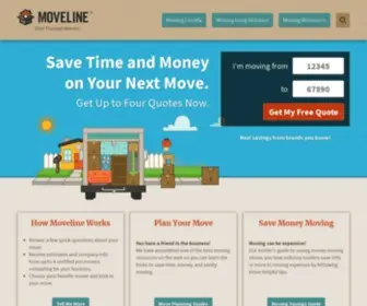 Moveline.com(Find Trusted Movers) Screenshot