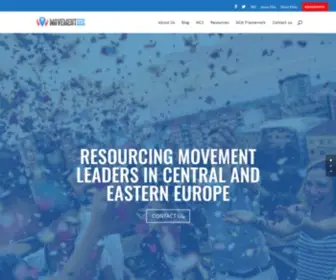 Movementeer.org(Resourcing Movement Makers in Eastern Europe & Russia) Screenshot