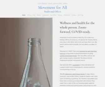 Movementforall.com(Movement for All) Screenshot