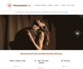 Movementlab.dance(MovementLab Home) Screenshot