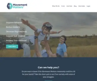 Movementmatters.com(Movement Matters) Screenshot