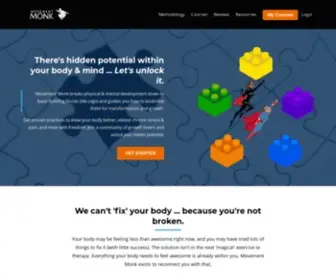Movementmonk.xyz(We help everyday people escape the mainstream health and fitness system with our process) Screenshot