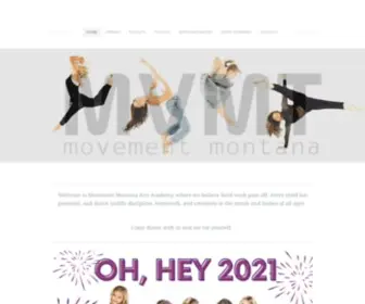 Movementmontana.com(Center for dance and movement arts) Screenshot