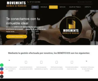 Movementsagencia.com(Agencia de Negocios Premium) Screenshot