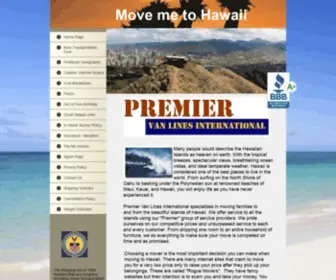 Movemetohawaii.com(Low Cost Hawaii Moving) Screenshot