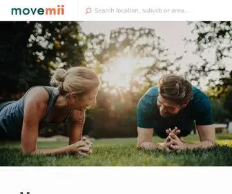 Movemii.com.au(Find a personal trainer) Screenshot