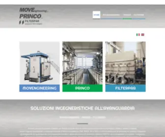 Movengineering.com(Società di ingegneria) Screenshot