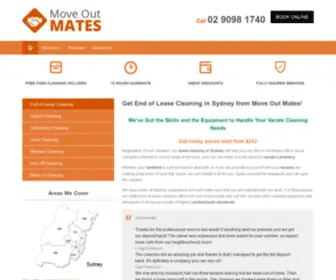 Moveoutmates.com.au(End of Lease Cleaning Sydney) Screenshot