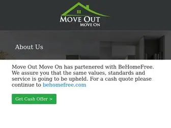 Moveoutmoveon.com(We will buy your house in any condition for any reason at a no) Screenshot