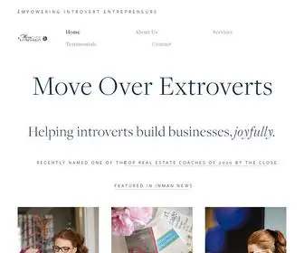 Moveoverextroverts.com(Move Over Extroverts) Screenshot