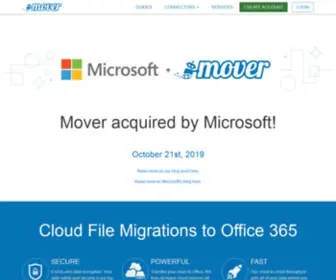 Mover.io(Fast Cloud File Migrations) Screenshot