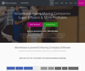 Moverbase.com(Software moving company) Screenshot