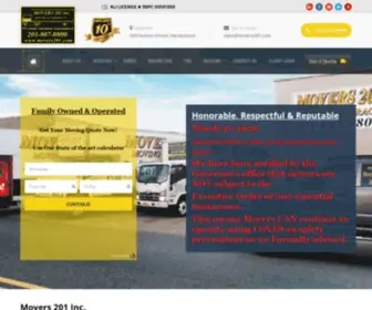 Movers201.com(Moving Company) Screenshot