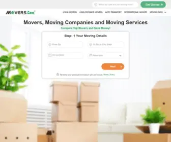 Movers.com(Find Movers) Screenshot