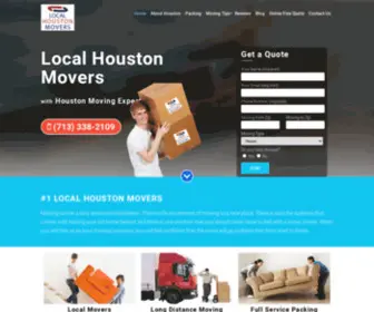 Moversinhoustontx.net(Local Houston Movers) Screenshot