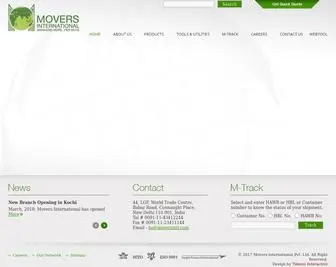 Moversintl.com(Movers International) Screenshot