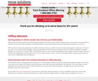 Movesolutions.com(Office Movers) Screenshot