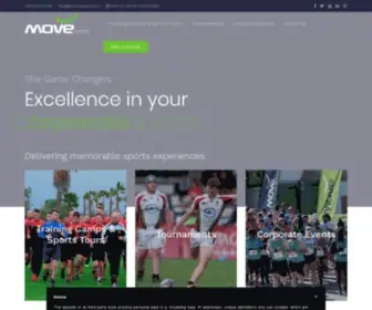 Movesports.com(Delivering memorable sports experiences) Screenshot
