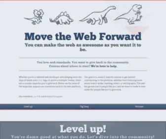 Movethewebforward.org(Move The Web Forward) Screenshot