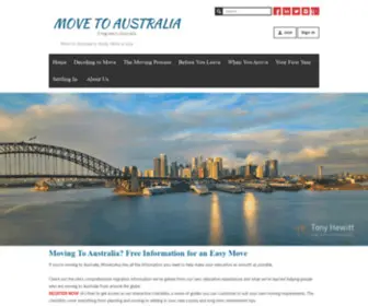 Movetoaus.com.au(Move to Australia) Screenshot