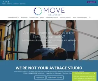 Movewellness.com(Pilates, Yoga, Barre) Screenshot
