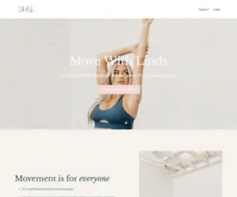 Movewithlinds.com(Move With Linds) Screenshot