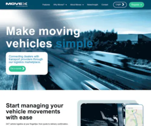 Movex.co.uk(Movex) Screenshot