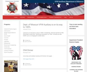 MovFwaux.org(Veteran's of Foreign Wars Auxiliary) Screenshot