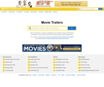 Movie-Trailer.co.uk(Movie Trailers) Screenshot