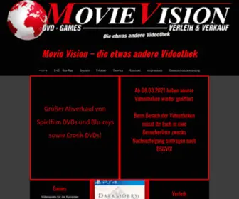 Movie-Vision.de(Herzlich Willkommen bei Movie Vision) Screenshot