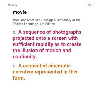 Movie.blog(Movie from The American Heritage®) Screenshot