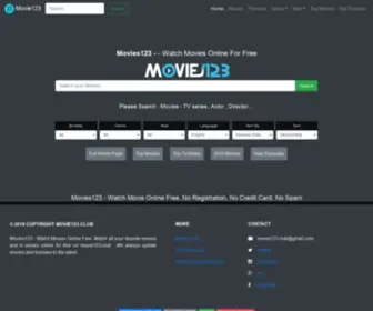 Movie123.club(Watch free full movies online) Screenshot