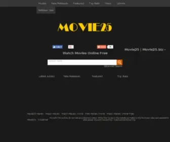 Movie25.biz(Movie 25) Screenshot