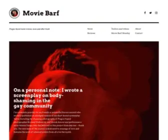 Moviebarf.com(Prague-based movie reviews, news and other trash) Screenshot