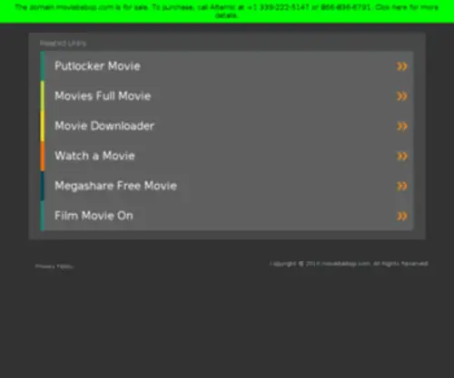 Moviebebop.com(Moviebebop) Screenshot