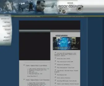 Moviebodycounts.com(Movie Body Counts) Screenshot