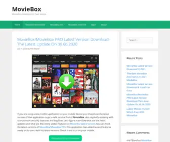 Moviebox.mobi(MovieBox App Download & Install) Screenshot