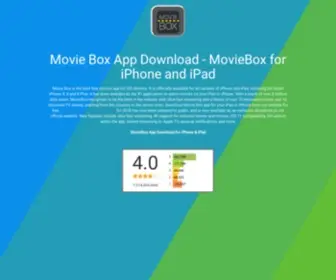 Movieboxappdl.com(Movie Box App) Screenshot