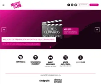 Movieclub.com.ar(Inicio) Screenshot