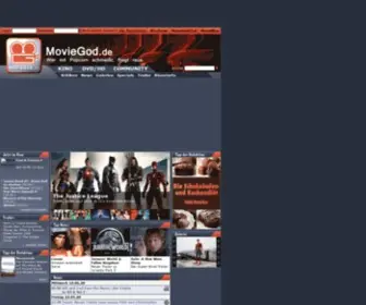 Moviegod.de(Filmkritiken, Filmnews, HD-Trailer, Kinostarts, Filmstarts, Fotos, Gewinnspiele) Screenshot